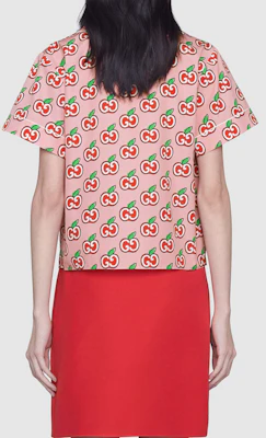 (Women) GUCCI Special Edition Pink Bowling Short Sleeve UV Shirt 629004-ZAEYQ-5196 Shop (Women) GUCCI Special Edition Pink Bowling Short Sleeve UV Shirt 629004-ZAEYQ-5196