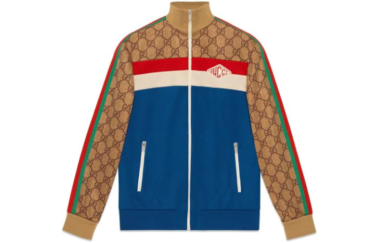 (Women) Gucci SS20 Patchwork Zip Knit Jacket Multicolor 526524-X9V99-4925