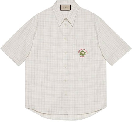 (W) 구찌 SS21 카리플라워 체크 반팔 셔츠 베이지 661852-ZAG8E-9034 Buy (W) 구찌 SS21 카리플라워 체크 반팔 셔츠 베이지 661852-ZAG8E-9034