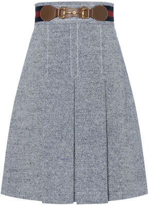 (W) GUCCI SS21 Vestido Casual Gris Plisado con Detalles de Mordedura de Caballo. 643509-Z8AM0-4447 Buy (W) GUCCI SS21 Vestido Casual Gris Plisado con Detalles de Mordedura de Caballo. 643509-Z8AM0-4447