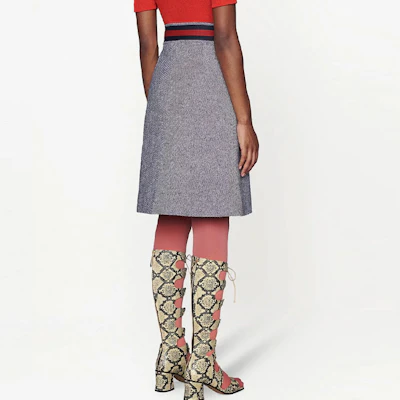 (W) GUCCI SS21 Vestido Casual Gris Plisado con Detalles de Mordedura de Caballo. 643509-Z8AM0-4447 Purchase (W) GUCCI SS21 Vestido Casual Gris Plisado con Detalles de Mordedura de Caballo. 643509-Z8AM0-4447