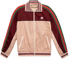 (Women) Gucci SS21 Interlocking G Print Bomber Jacket Beige 655196-XJDFP-9115 (Women) Gucci SS21 Interlocking G Print Bomber Jacket Beige 655196-XJDFP-9115