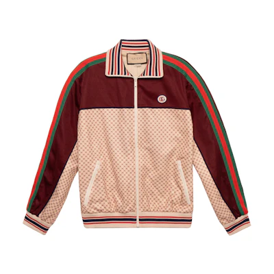 (Women) Gucci SS21 Interlocking G Print Bomber Jacket Beige 655196-XJDFP-9115