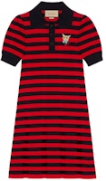 (Women) Gucci SS21 Red Striped Knit Polo Dress 657895-XKBSJ-4668 (Women) Gucci SS21 Red Striped Knit Polo Dress 657895-XKBSJ-4668