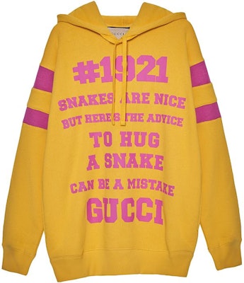 (Women) Gucci SS22 1921 Collection Yellow Printed Hoodie 683276-XJD3E-7256 Buy (Women) Gucci SS22 1921 Collection Yellow Printed Hoodie 683276-XJD3E-7256