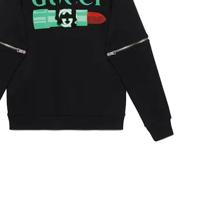 (W) グッチ SS22 ブラック ロゴ プリント パーカー プルオーバー スウェットシャツ 743404-XJFIX-1082 Sizing (W) グッチ SS22 ブラック ロゴ プリント パーカー プルオーバー スウェットシャツ 743404-XJFIX-1082