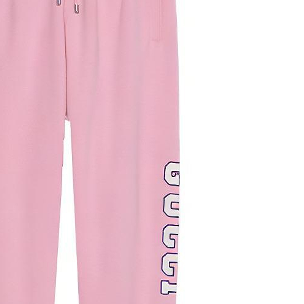 Details for (W) GUCCI SS22 ピンクニットコットンジョガースウェットパンツ 681145-XJD3Y-5904