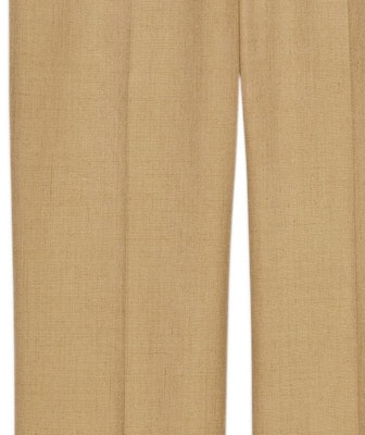 (W) GUCCI SS22 Pantalones Casuales Marrón Claro de Corte Suelto Color Sólido. 690743-ZAFHJ-2286 Sizing (W) GUCCI SS22 Pantalones Casuales Marrón Claro de Corte Suelto Color Sólido. 690743-ZAFHJ-2286