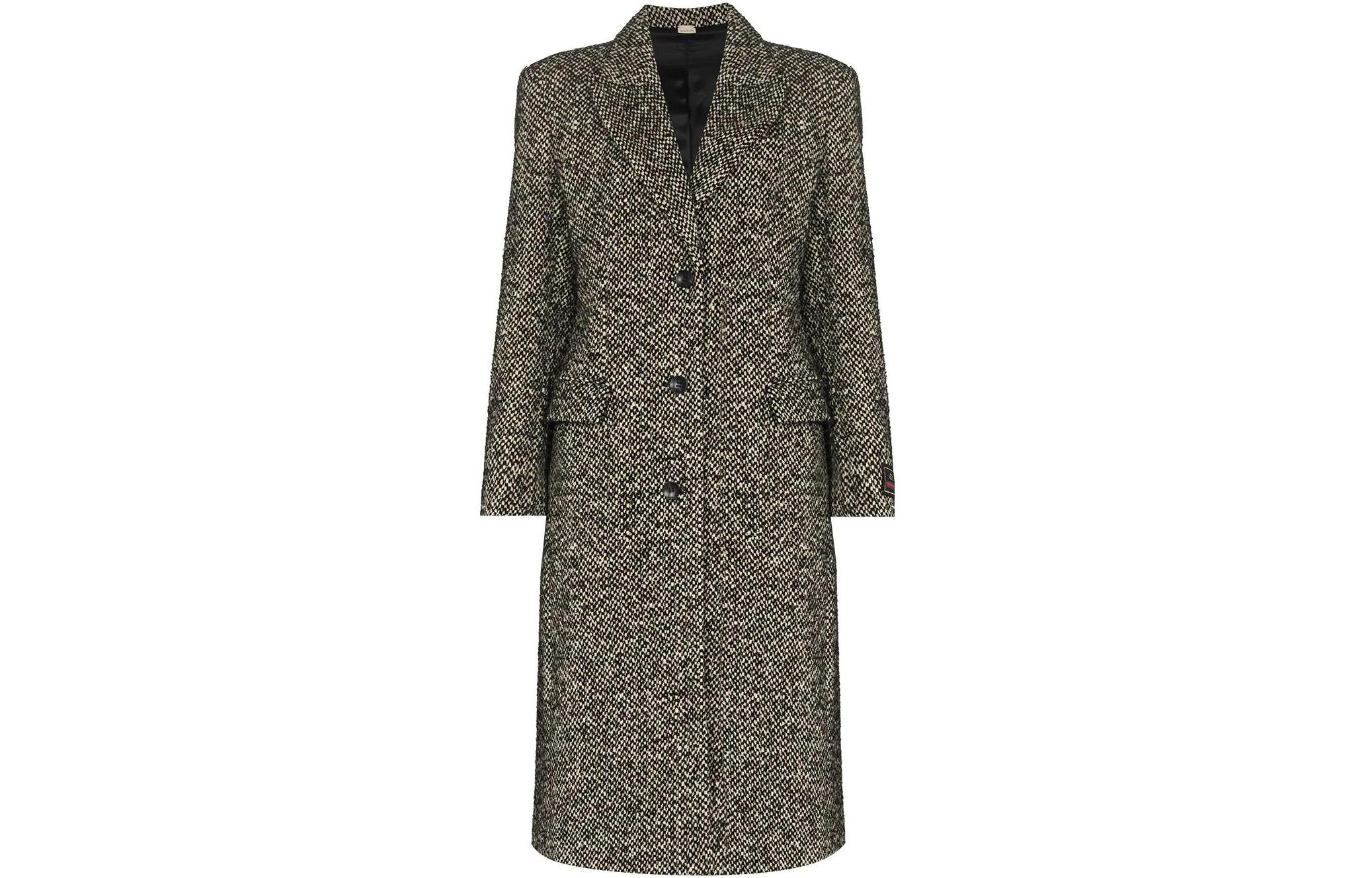 Order (W) GUCCI SS22 黃色寬鬆單排扣休閒外套大衣 674000-ZAEAP-1043