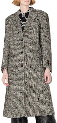 (W) GUCCI SS22 黃色寬鬆單排扣休閒外套大衣 674000-ZAEAP-1043 Lookbook (W) GUCCI SS22 黃色寬鬆單排扣休閒外套大衣 674000-ZAEAP-1043