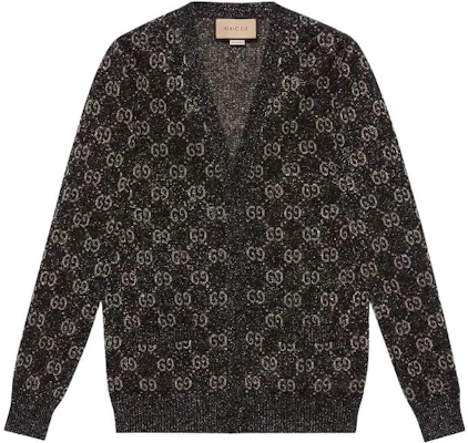 (W) GUCCI SS22 Aria Fesyen Cardigan Rajut GG Monogram Wanita Hitam. 678434-XKB54-1284 Order (W) GUCCI SS22 Aria Fesyen Cardigan Rajut GG Monogram Wanita Hitam. 678434-XKB54-1284