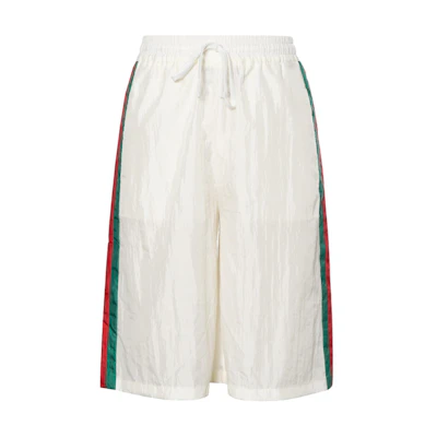 (Women) Gucci SS22 Beige Drawstring Casual Shorts 678653-XJDYH-9061