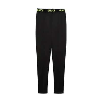 (Women) Gucci SS22 Black Logo Print Leggings 693082-XJDS5-1131