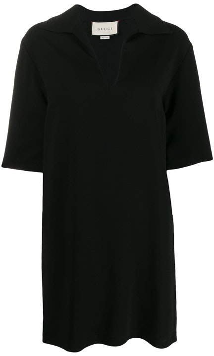 women-gucci-ss-22-black-short-sleeve-dress-with-contrast-stripe-trim-577103-zkr-0110