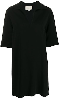 (W) Gucci SS22 黑色短袖連身裙搭配對比條紋細節 577103ZKR0110 Buy (W) Gucci SS22 黑色短袖連身裙搭配對比條紋細節 577103ZKR0110