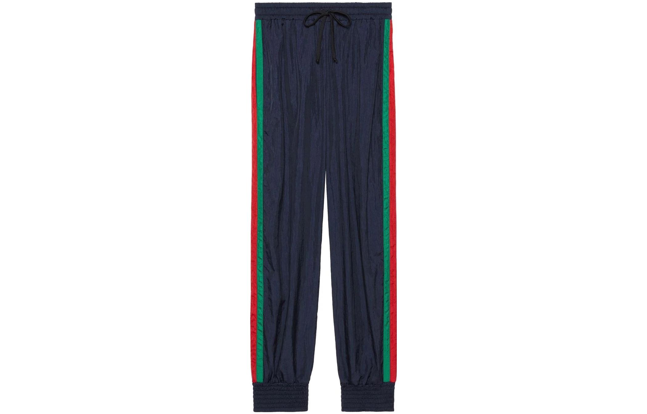 (Women) Gucci SS22 Contrast Trim Stripe Track Pants Blue 681294-XJDYH-4206