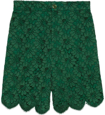 (W) Gucci SS22 Celana Pendek Renda Bunga Hijau Tua 691377-ZJT76-3105 Buy (W) Gucci SS22 Celana Pendek Renda Bunga Hijau Tua 691377-ZJT76-3105
