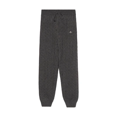 (Women) Gucci SS22 Grey Mini Double G Wide-Leg Joggers 681170-XKB63-1160