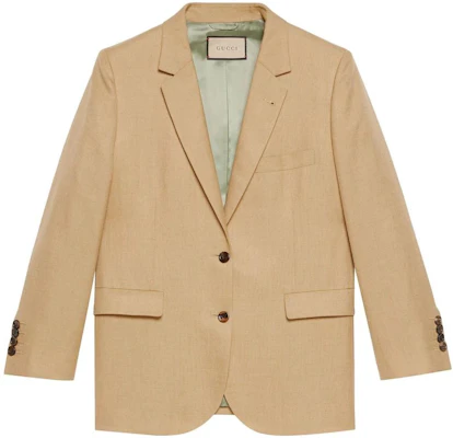 (W) 구찌 SS22 카키 싱글 브레스티드 루즈핏 블레이저 691278-ZAFHJ-2327 Buy (W) 구찌 SS22 카키 싱글 브레스티드 루즈핏 블레이저 691278-ZAFHJ-2327