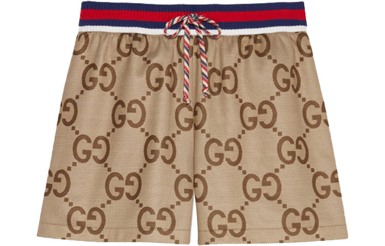(Women) Gucci SS22 Logo Knit Shorts Beige 685761-XJD3N-2190