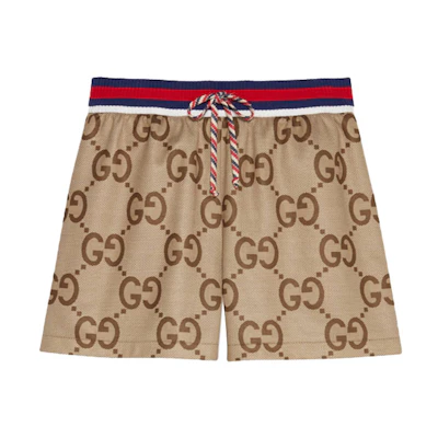 (Women) Gucci SS22 Logo Knit Shorts Beige 685761-XJD3N-2190