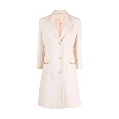 (Women) Gucci SS22 Off-White Chain Embellished Coat 669525-Z8ARC-9783