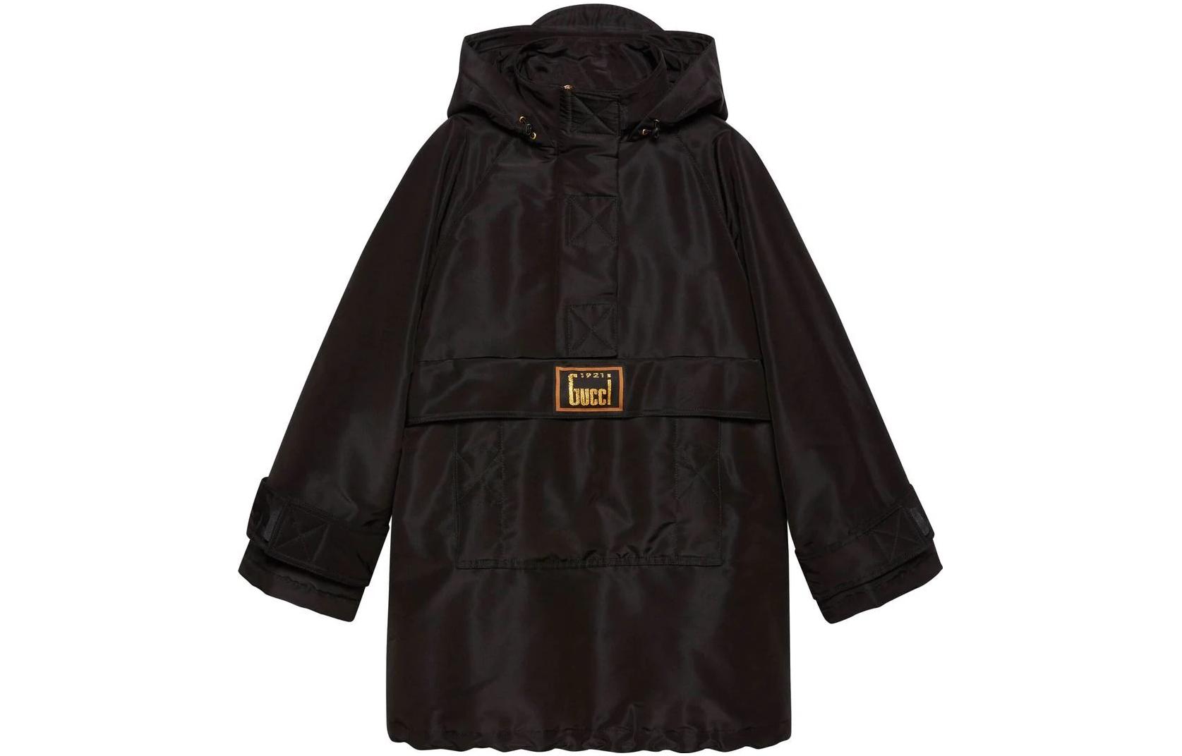 (Women) Gucci SS22 Sequin Logo Hooded Jacket Black 669869-ZAIBR-1000