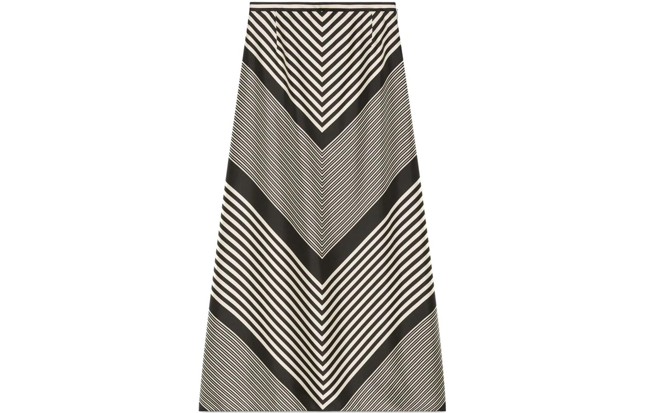 (Women) Gucci SS22 Striped A-Line Relaxed Skirt Women’s Multicolor 677552-ZAIF3-1060