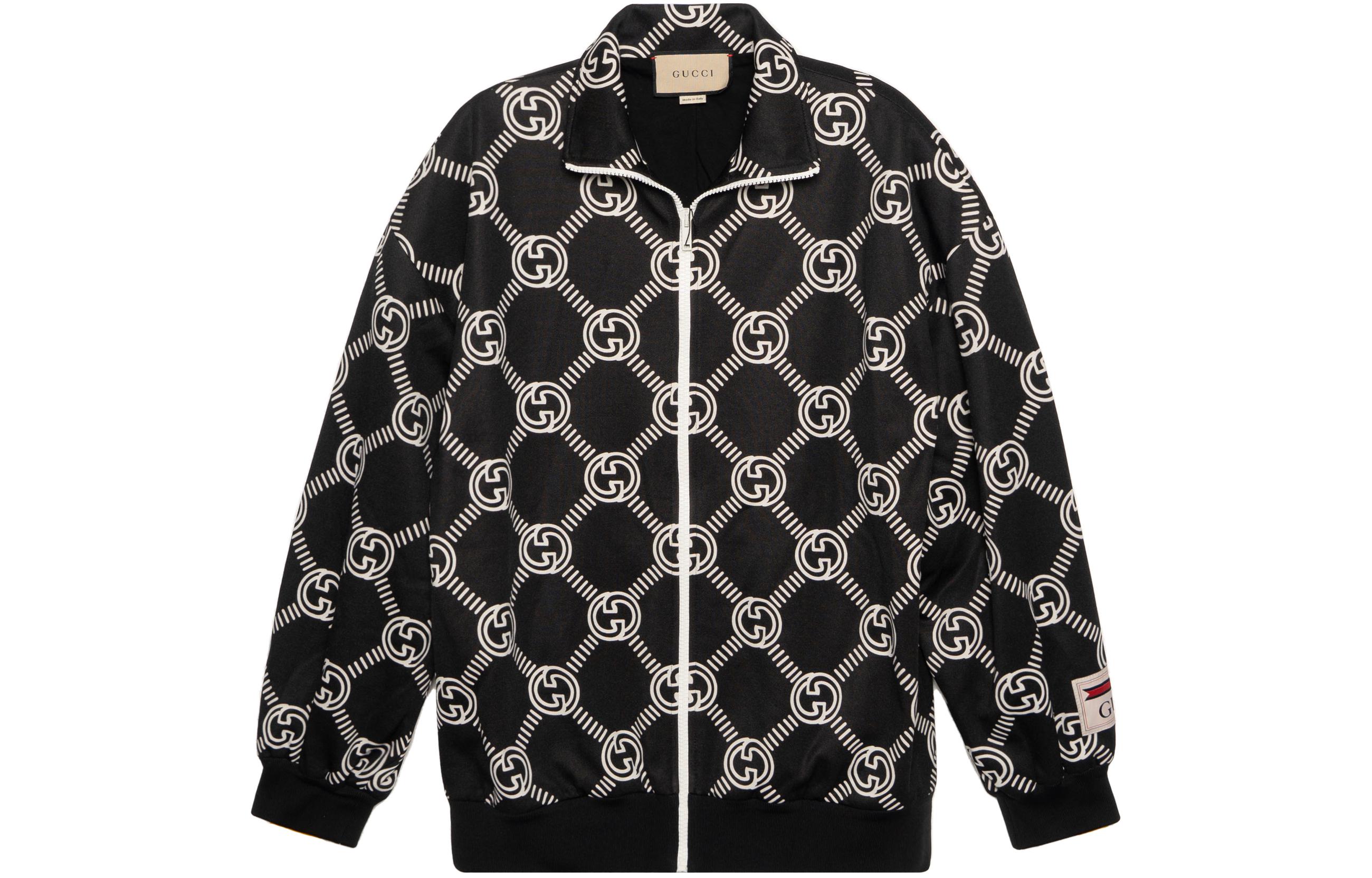 Buy (W) Gucci SS22 復古綴標拉鍊外套 黑色 681271-XJD1I-1289