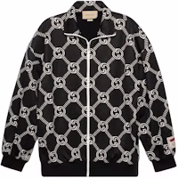 (Women) Gucci SS22 Vintage Monogram Zip Jacket Black 681271-XJD1I-1289 (Women) Gucci SS22 Vintage Monogram Zip Jacket Black 681271-XJD1I-1289