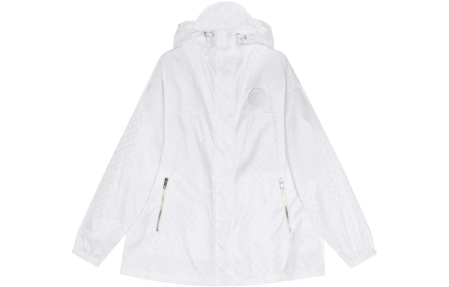 (Women) Gucci SS22 White Monogram Jacket 691757-ZAI4M-9000