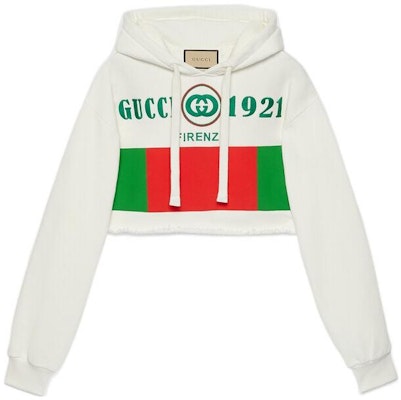 (Women) Gucci SS22 White Plain Cotton Knit Hoodie 688196-XJD60-9128 Buy (Women) Gucci SS22 White Plain Cotton Knit Hoodie 688196-XJD60-9128