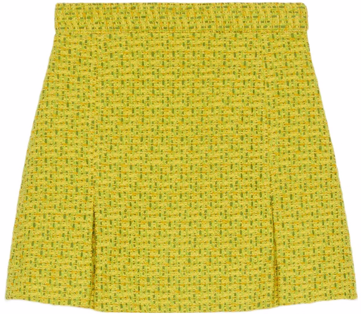 women-gucci-ss-22-yellow-tweed-pleated-mini-skirt-casual-style-690942-zaile-7346