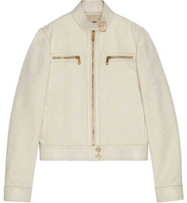 (Women) GUCCI SS23 Beige Solid Color Zip-Up Jacket 681034Z8BHG9042 Buy (Women) GUCCI SS23 Beige Solid Color Zip-Up Jacket 681034Z8BHG9042