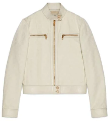 (Women) GUCCI SS23 Beige Solid Color Zip-Up Jacket 681034Z8BHG9042 Order (Women) GUCCI SS23 Beige Solid Color Zip-Up Jacket 681034Z8BHG9042