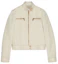 Order (Women) GUCCI SS23 Beige Solid Color Zip-Up Jacket 681034Z8BHG9042