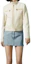 Lookbook (Women) GUCCI SS23 Beige Solid Color Zip-Up Jacket 681034Z8BHG9042