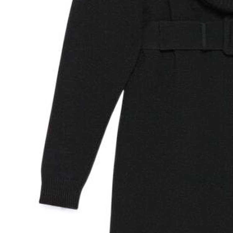 (Women) GUCCI SS23  Black Sweater with Solid Logo Embroidery Shawl Collar. 727041-XKCY1-1043 圖 6