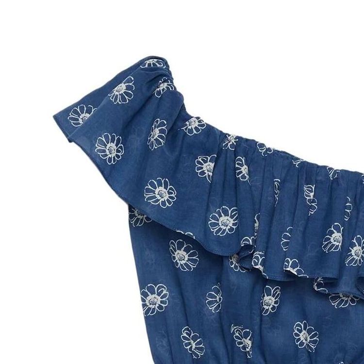 (Women) GUCCI SS23  Daisy Print Sleeveless Blue Dress. 728127-ZALYC-4580 圖 3