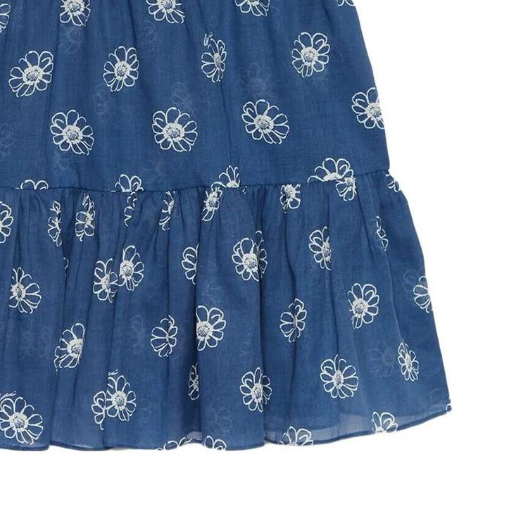 (Women) GUCCI SS23  Daisy Print Sleeveless Blue Dress. 728127-ZALYC-4580 圖 6