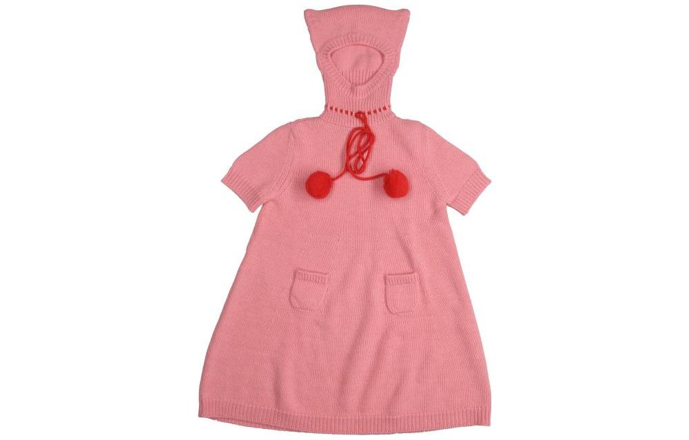 Order (Women) GUCCI SS23  Pink Short-Sleeve Hoodie Mini Dress. 639048-XKBKJ-5152