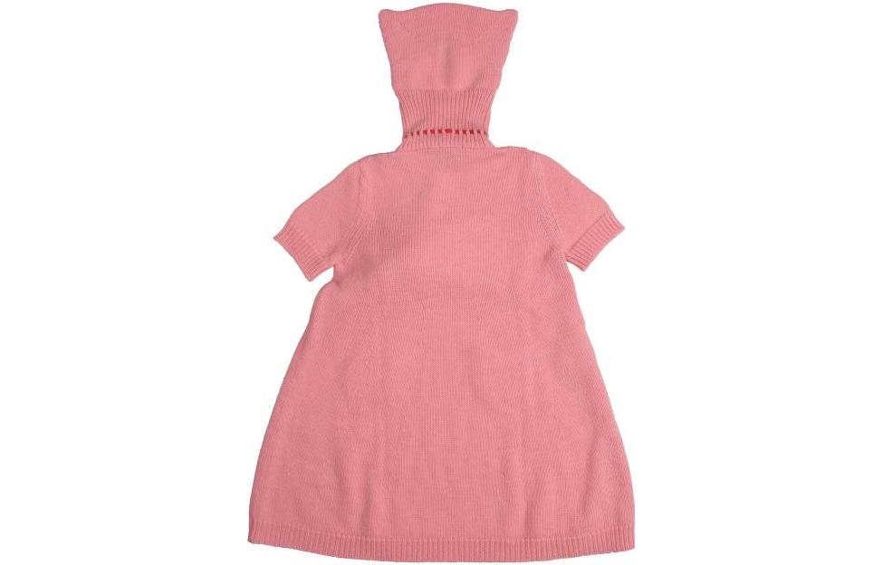 Lookbook (Women) GUCCI SS23  Pink Short-Sleeve Hoodie Mini Dress. 639048-XKBKJ-5152