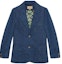 Order (W) GUCCI SS23 單排扣休閒長袖西裝外套 靛藍色 743230-XDCGS-4100