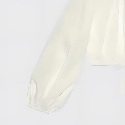 (W) GUCCI SS23 白色百褶長袖短版襯衫 751879-ZANS3-9785 Details for (W) GUCCI SS23 白色百褶長袖短版襯衫 751879-ZANS3-9785