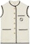 Order (Women) GUCCI SS23 White Single-Breasted Vest with Contrast Striped Trim. 747868-ZANIZ-9782