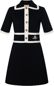 (W) 古驰 SS23 黑色拼接单排扣短袖连衣裙 681306-XKB7S-1080 Buy (W) 古驰 SS23 黑色拼接单排扣短袖连衣裙 681306-XKB7S-1080