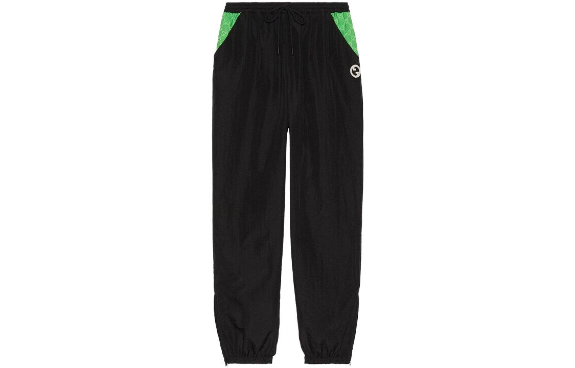 (Women) Gucci SS23 Black Straight-Leg Pants with Interlocking GG 756633-XJFU0-1043