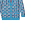 Sizing (W) GUCCI SS23 藍色格紋Logo提花V領針織外套 女裝 731585-XKC1H-4896