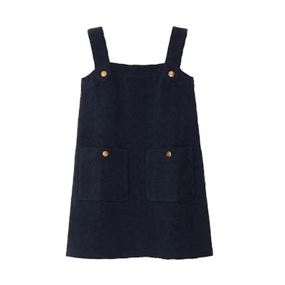(Women) Gucci SS23 Blue Sleeveless Buttoned Dress for Women 743033-XJFJK-4443