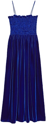 (W) グッチ SS23 ブルー テクスチャード フリルトリム マキシノースリーブドレス 711648-ZAKXJ-4186 Buy (W) グッチ SS23 ブルー テクスチャード フリルトリム マキシノースリーブドレス 711648-ZAKXJ-4186